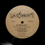 DAILEY "Is This Love" PRIVATE PRESS DC MODERN SOUL SYNTH BOOGIE FUNK LP