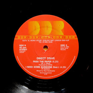 Direct Drive "I Need Some Sunshine" UK SYNTH BOOGIE FUNK 12"