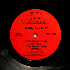 JULIAN FLENOY "Turn Me Out" SYNTH BOOGIE ELECTRO FUNK 12"