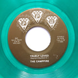 THE CAMPFIRE "The Heat Of Your Love" PPU-037 BOOGIE FUNK 7" GREEN VINYL