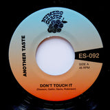 MAXX TRAXX / ANOTHER TASTE "Don't Touch It" BOOGIE FUNK REISSUE 7"