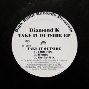 Diamond K "Take It Outside EP" RARE BALTIMORE CLUB GO-GO DEEP HOUSE 12"