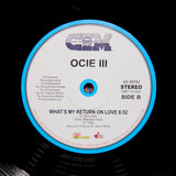 OCIE III "What's My Return On Love" MODERN SOUL BOOGIE FUNK REISSUE 12"