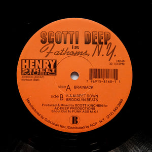 Scotti Deep / Fathoms NY "Brainiack" 1995 DEEP HOUSE 12"