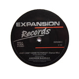 Andrew Barrax ‎"Just Can't Seem To Forget" EXPANSION UK SOUL BOOGIE FUNK 12"