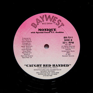 MONIQUE "Caught Red Handed" BAYWEST PRIVATE MODERN SOUL BOOGIE 12"