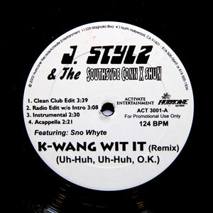 SOUTHSYDE CONNXSHUN "K-Wang-Wit-It" OBSCURE BOUNCE FREAK FUNK TECHNO 12"