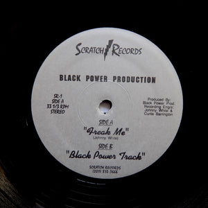 Black Power Productions "Freak Me / Black Power Track" DEEP HOUSE 12"