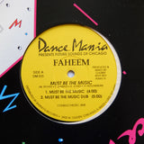 Faheem "Must Be The Music" 1989 DANCE MANIA HIP HOUSE 12"