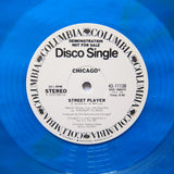 CHICAGO "Street Player" CLASSIC COSMIC AOR DISCO FUNK REISSUE 12" BLUE