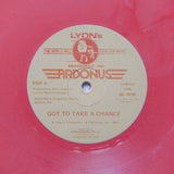 ARDONUS "Got To Take A Chance" LYONS 1982 BOOGIE FUNK REISSUE 12" PINK SWIRL