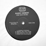 Randy Hébert "One Man Music" PRIVATE PRESS 1982 AOR SYNTH FUNK BOOGIE LP