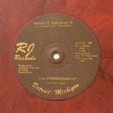 11TH COMMANDMENT "Dance With Me" MODERN SOUL DISCO FUNK REISSUE 12" Swirl