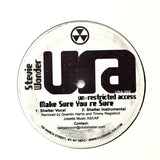 Stevie Wonder ‎"Make Sure You're Sure" SHELTER MODERN SOUL HOUSE 12"