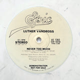 LUTHER VANDROSS "Never Too Much" MODERN SOUL BOOGIE REISSUE 12" Color