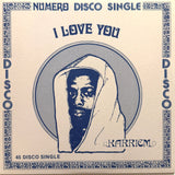 KARRIEM "I Love You" PRIVATE DISCO FUNK BOOGIE REISSUE 7"