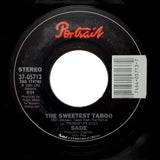 SADE "Sweetest Taboo" CLASSIC SMOOTH FUNK GROWN & SEXY RNB 7"