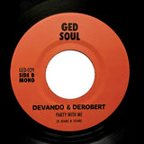 DEVANDO "Party With Me" G.E.D. MODERN SOUL BOOGIE FUNK 7"