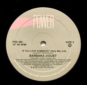 Barbara Doust "If You Love Somebody" HI NRG SYNTH DISCO BOOGIE  12"