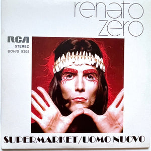 RENATO ZERO "Super Market" RARE ITALIAN COSMIC PSYCH ROCK 7"
