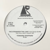 TOWANNA SHEPERD "Stronger" PRIVATE SYNTH SOUL R&B BOOGIE FUNK 12"
