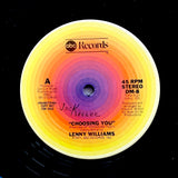 LENNY WILLIAMS "Choosing You" PROMO COSMIC DISCO SOUL FUNK 12"
