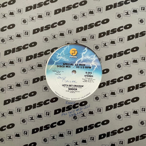 SHOCK "Crankin / Shock Talk" KILLER 80s SYNTH FUNK BOOGIE 12"