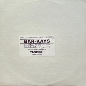 BAR-KAYS "Body Fever" PROMO 1980 SYNTH FUNK BOOGIE 12"