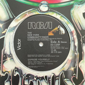 The New York Community Choir "Express Yourself" 1977 SOUL DISCO FUNK 12"