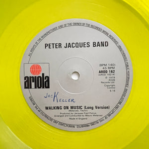 Peter Jacques Band "Walking On Music" IMPORT ITALO DISCO BOOGIE 12"