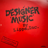 LIPPS INC. "Designer Music" BIZARRE NEW WAVE SYNTH DISCO 12"