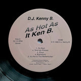 D.J. KENNY B. "As Hot As It Ken B EP" RARE BALTIMORE CLUB BREAKBEAT HOUSE 12"