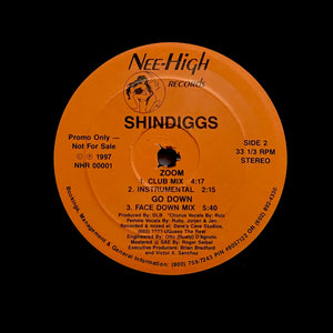 SHINDIGGS "Zoom" private SYNTH FUNK GANGSTA RAP G-FUNK 12"