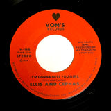 Ellis And Cephas "I'm Gonna Miss You Girl" PRIVATE PRESS MODERN SOUL DISCO 7"