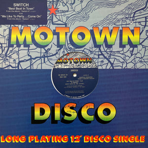SWITCH "We Like To Party" CLASSIC 80s DISCO BOOGIE FUNK 12"