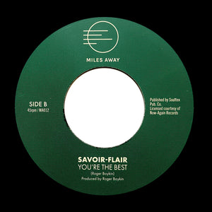 SAVOIR FLAIR "Keep Holding On" PRIVATE MODERN SOUL BOOGIE FUNK REISSUE 7"