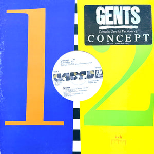 GENTS "Concept" CLASSIC 80s SYNTH FUNK BOOGIE 12"