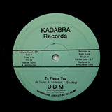 UDM "To Please You" PRIVATE PRESS SYNTH BOOGIE FUNK REISSUE 12"