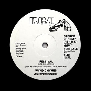 WYND CHYMES "Festival" / ET "Don't Make Me Wait" BOOGIE FUNK REISSUE 12"