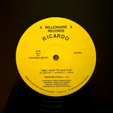 RICARDO "Girl I Want To Give It Up" PRIVATE PRESS RNB SWING BOOGIE FUNK 12"
