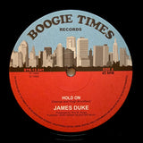 JAMES DUKE "Hold On" CLASSIC MODERN SOUL BOOGIE FUNK REISSUE 12"