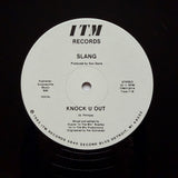 SLANG "Knock U Out" 1985 DETROIT GRAIL BOOGIE FUNK REISSUE 12"