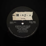 THE LATEST "Starting Over" RARE MODERN SOUL BOOGIE FUNK REISSUE 12"
