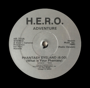 H.E.R.O. "Phantasy Eyeland" BIZARRE SYNTH NEW WAVE FUNK RAP 12"