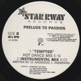 Prelude To Passion ‎"Tempted" PRIVATE 1987 FREESTYLE SYNTH FUNK BOOGIE 12"