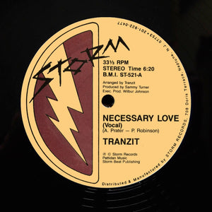 TRANZIT "Necessary Love" STORM MODERN SOUL BOOGIE FUNK REISSUE 12"