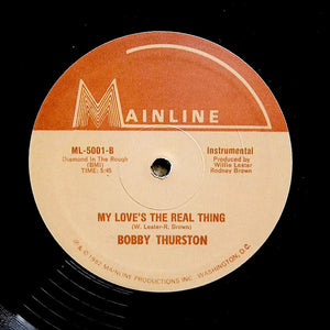 BOBBY THURSTON "My Love's The Real Thing" RARE BOOGIE FUNK REISSUE 12"
