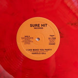 HAROLD GILL "I Can Make You Party" RARE SYNTH BOOGIE FUNK REISSUE 12" RED