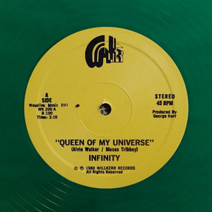 INFINITY "Queen Of My Universe" 1980 MODERN SOUL DISCO GRAIL REISSUE 12" COLOR
