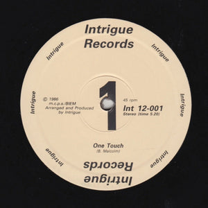 INTRIGUE "One Touch" RARE SYNTH BOOGIE FUNK REISSUE 12"